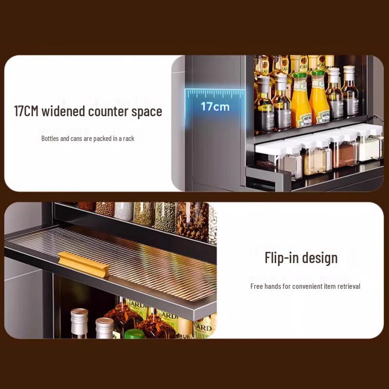 3-Tier Countertop Kitchen Spice Rack Organizer