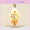 Adorable Cartoon Dog Plush Keychain Soft Toy Cute Chick Rabbit Bear Keychain Doll