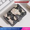 Flower Oil Painting Card Bag, Female Access Control Card, Retro Wind Multi-card Bank Card Certificate, Large-capacity Card Bag