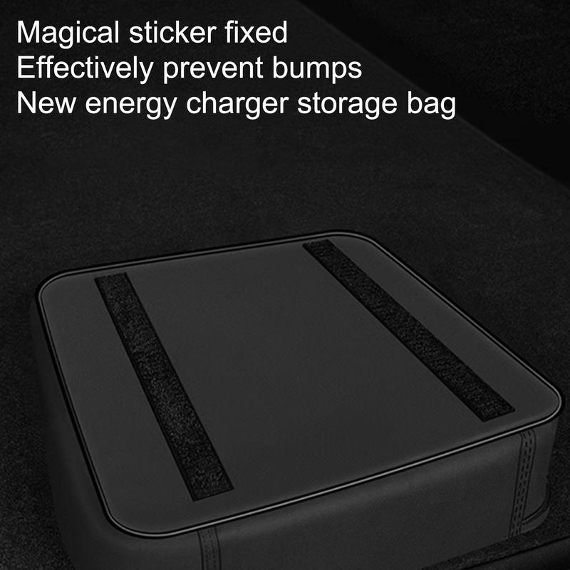 Ev Charger Cable Organizer Bag Charging Cable Organizer Ev Cable Bags Waterproof Electric Car Charger Case Carry Bag For Ev