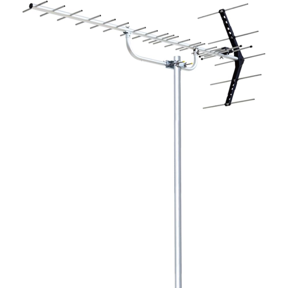 DX Antenna Yagi-type UHF flat antenna (equivalent to 20 elements) for medium and weak signal areas, all-channel compatible, UA20S
