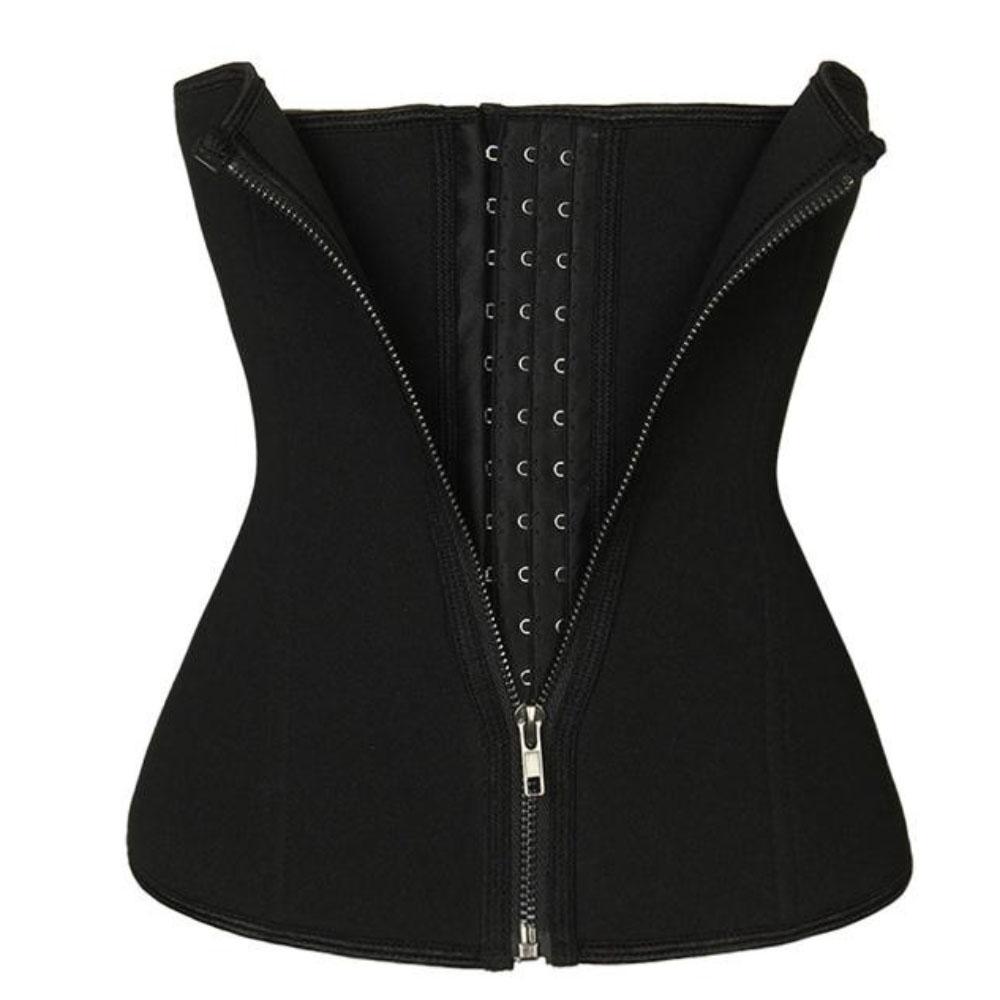 

Queenral S-3XL Корсет Body Shaper Талия Тренер Корректирующее белье Корсеты Сексуальные Бюстье Пояс для похудения Корсет под грудь Моделирующий ремень Бурлеск S чёрный