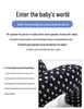 Newborn Black and White Visual Training Crib Hanging Plush Toy for Soothing Babies