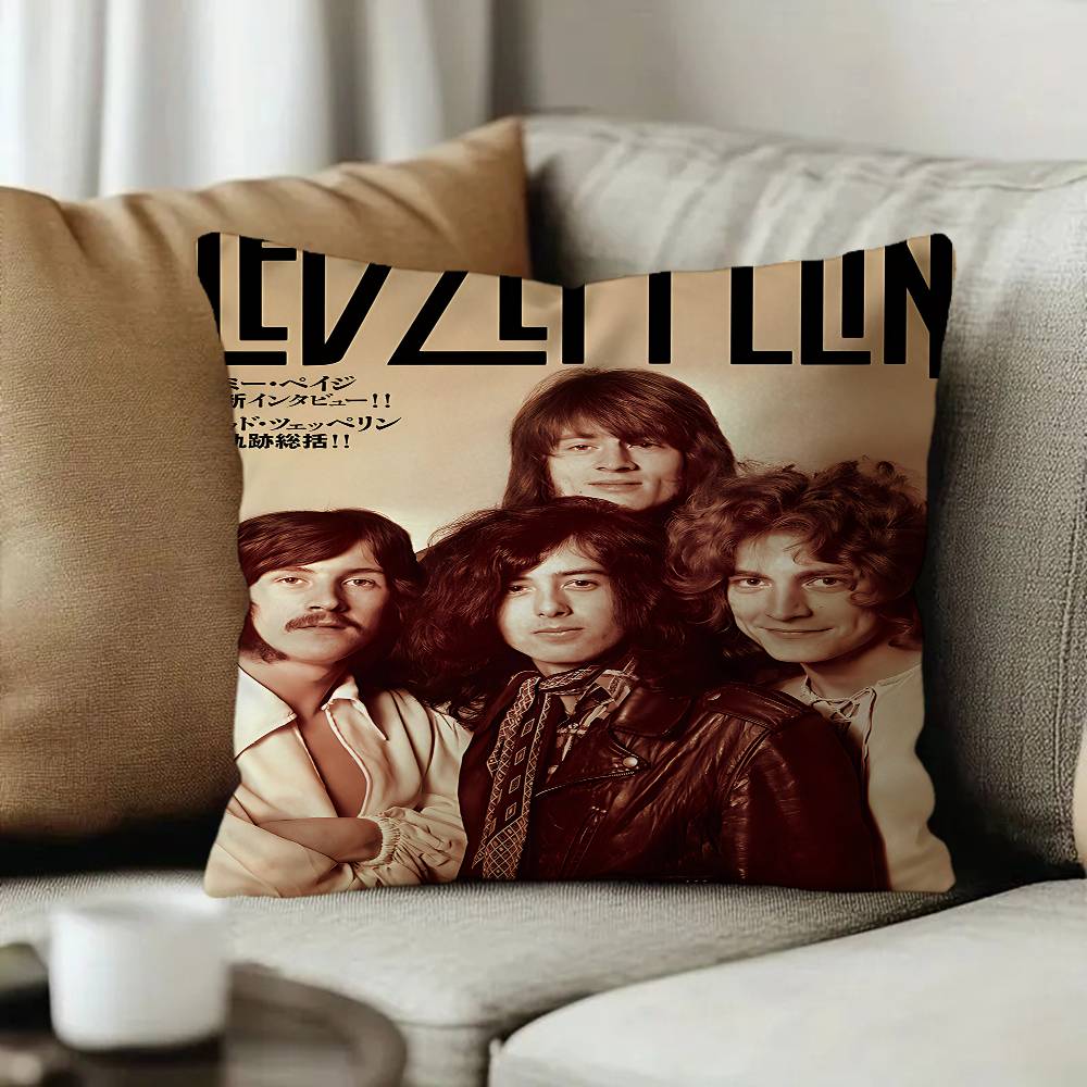 Band LLed ZZeppelin Pillow Cover for Bedroom Room and Living Room Sofa Decorative Cushion Cover