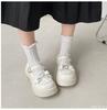 Fashion New Fashion Spring Autumn Style Solid Color Bow Casual Round Head Cute Versatile Simple Daily Walking Comfortable Women's Shoes