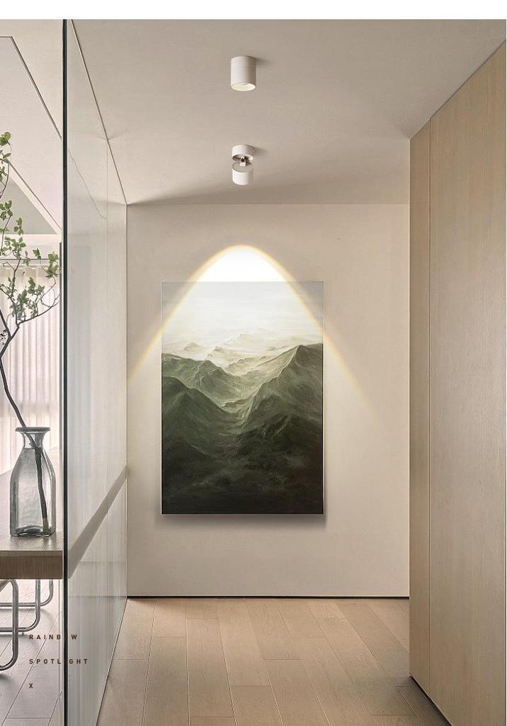 Adjustable Angle Rainbow Spotlight for Living Room Corridor