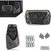 2 PCS Car Pedal Pads, Automatic Transmission Brake and Accelerator Pedal Covers, ABS Anti-Slip Vehicle Foot Treadle Accessories, Universal for Most