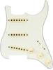 Fender Pre-Wired Strat Pickguard, Tex-Mex Steel Strap, Parchment 11-Hole PG