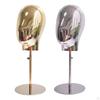 Hat Display Mannequin Head Model Multifunctional Freestanding Height 45-58cm Metal Base for Beginner