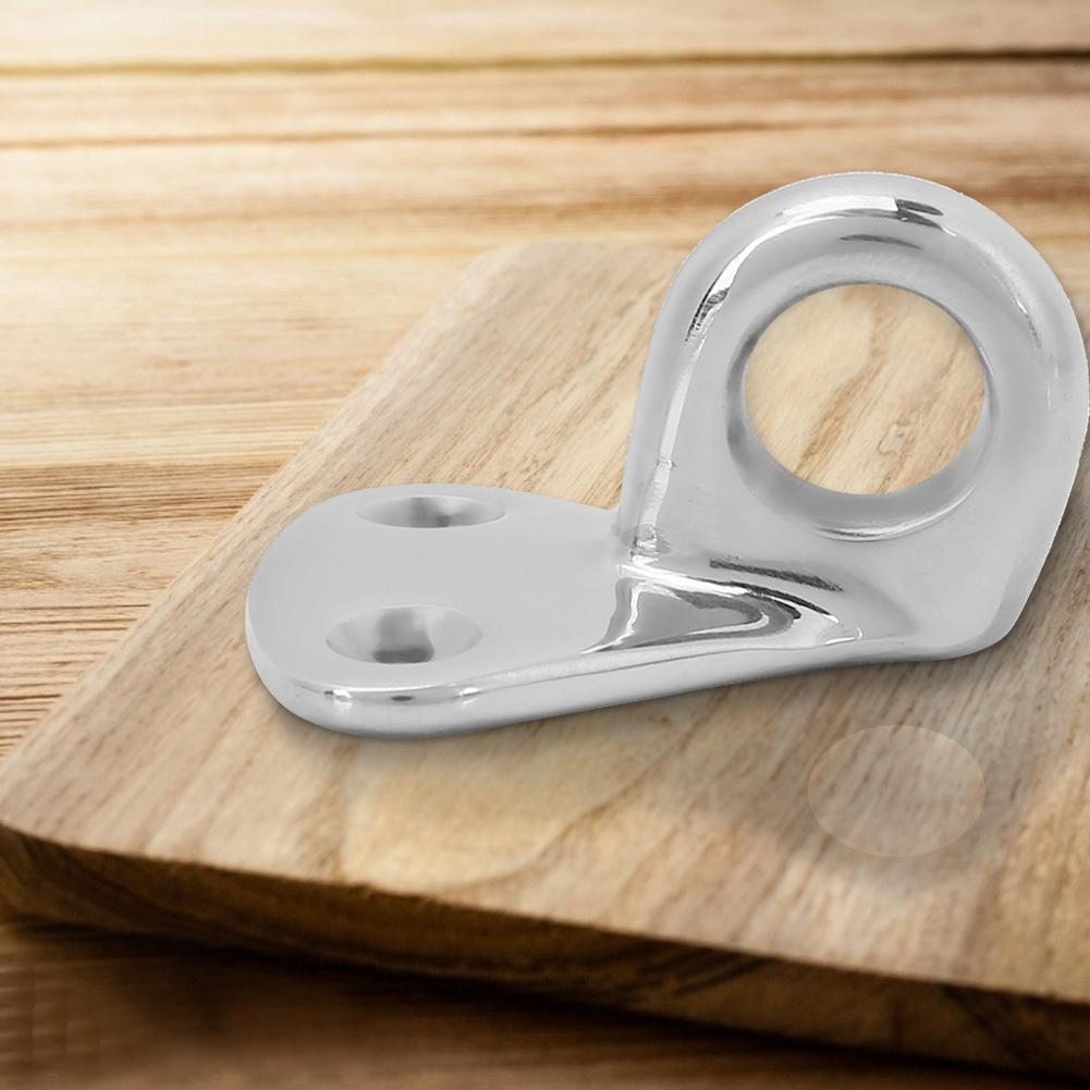 5 Pcs Edelstahl Boot Schiff Pad Auge Haken Karabiner für Marine Segeln