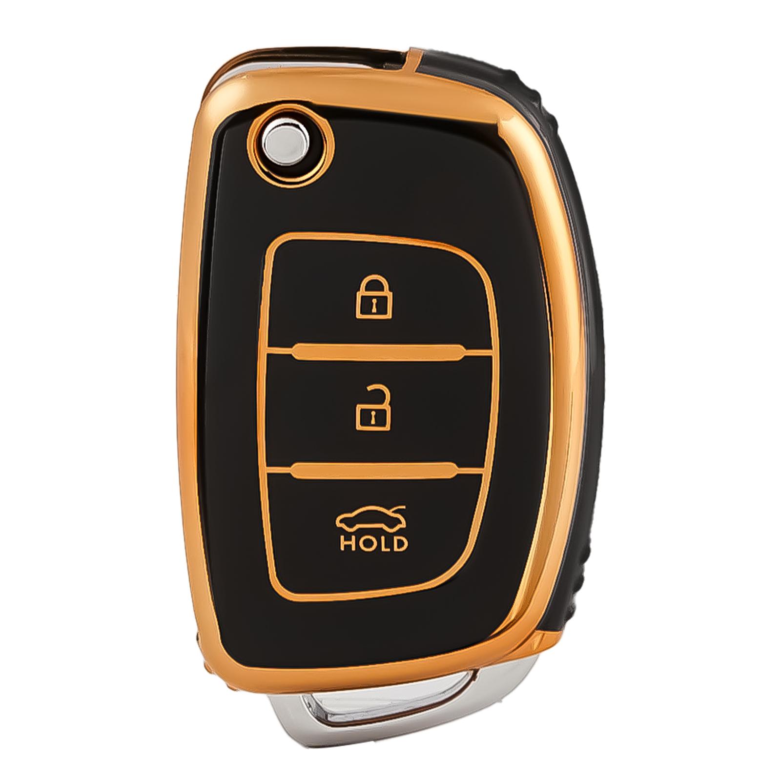 

3 Buttons Soft Car Key Case Cover Key Bag For Hyundai Ix35 IX45 IX25 I10 I20 I30 HB20 Sonata Verna Solaris Santa Elantra Mistra