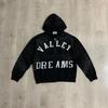 American retro ValeForever washed old hot diamond pure cotton short sleeve high street tide brand star T-shirt sweater