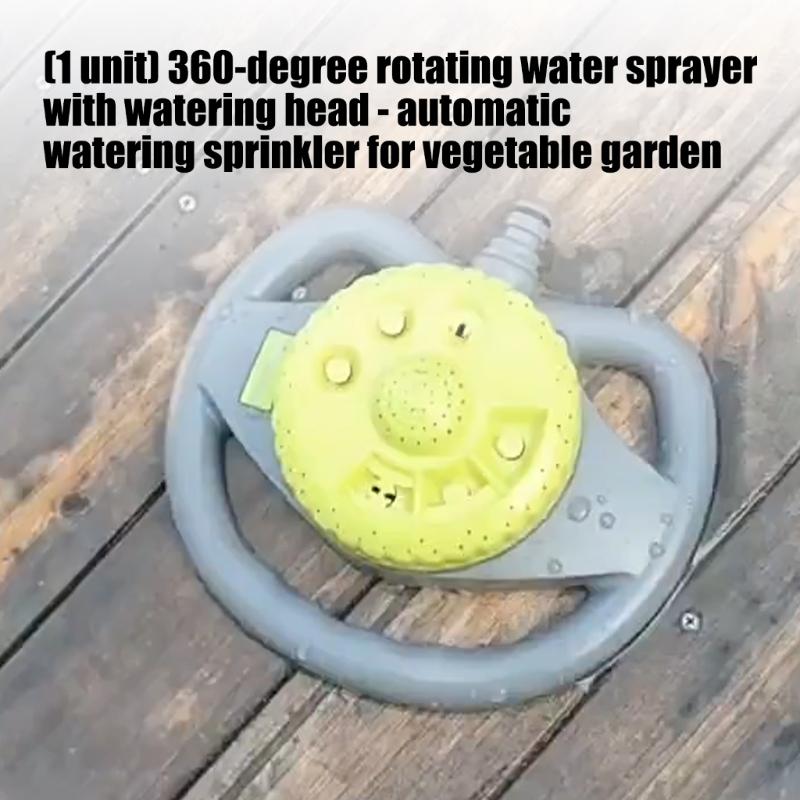 360 Degree Rotating Sprinkler Head With 8 Adjustable Sprayed Patterns For Backyard Flower Bed Garden And Lawn Irrigation