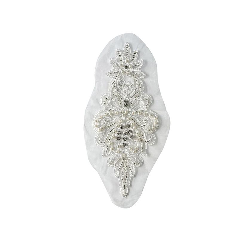 

Белая сетка, костяная нить, бисерная вышивка, аппликация, одежда, свадебное платье, рубашка, декоративные аксессуары, ювелирные изделия, тканевые наклейки, аксессуары H2038 one