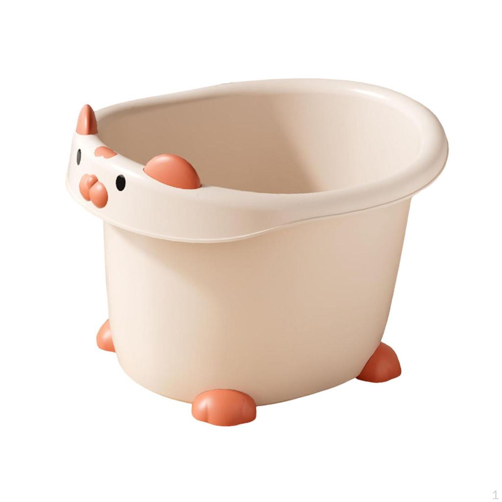 Wanna Wiaderko do Kąpieli dla Noworodków Spód z Antypoślizgiem Do Siedzenia i Moczenia Basenik Prysznicowy Wiek 5-8 Lat