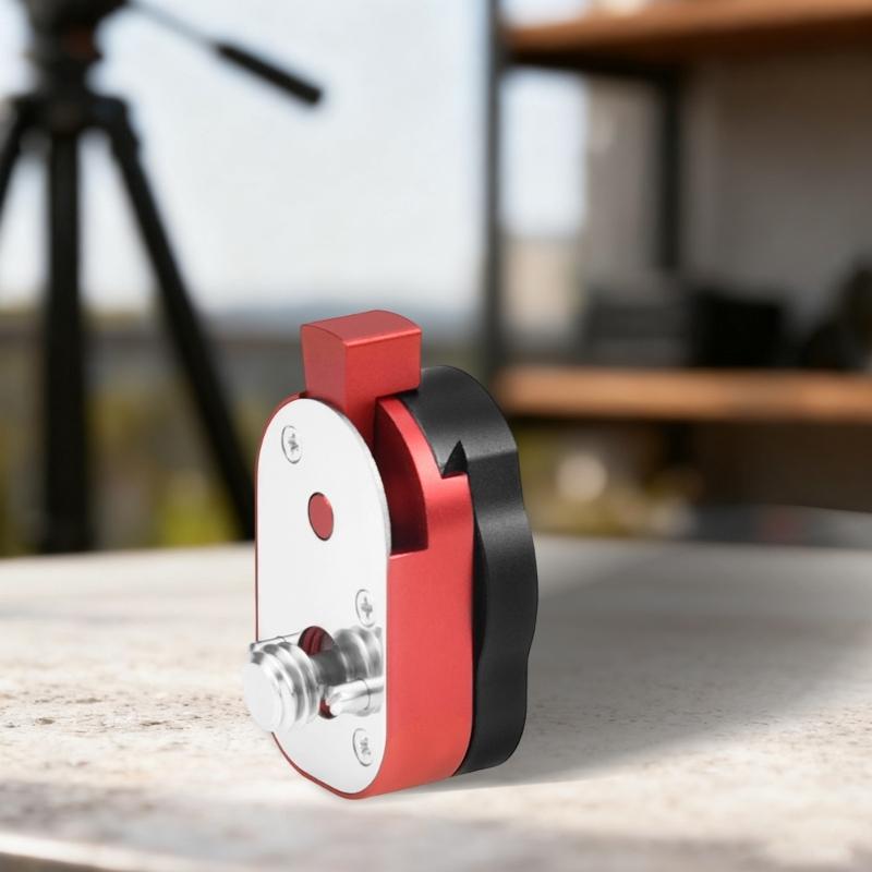 Lightweight Camera Mounting Plate Monitor Quick Release Plate for LCD Monitor Arm LED Light Camera 3/8Inch 1/4Inch