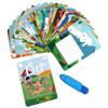 Early Education Magic Water Painting Book Repeated Draw Water Pen Animal Cognitive Educational Toys Kids Early Learning Book