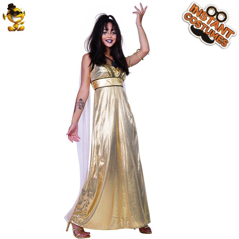 Adult women's Halloween Cleopatra dress, Egyptian queen queen party costume cosplay costume