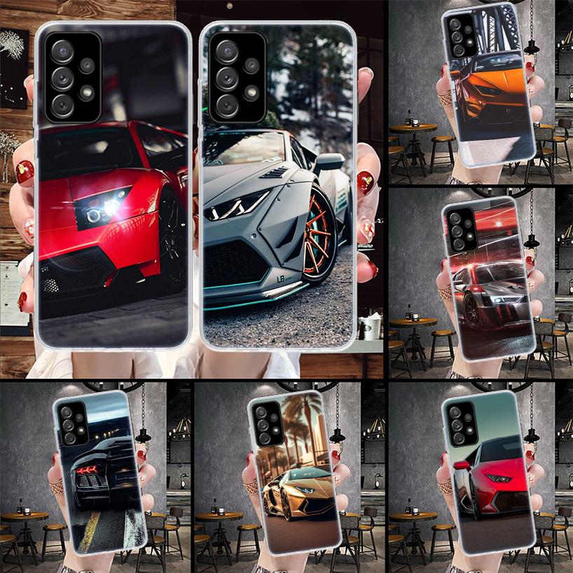 Sports Cars Male Men Soft Phone Case For Samsung Galaxy A13 A14 A15 A16 A17 A53 A54 A55 A56 A57 A33 A34 A35 A36 A37 A23 A24 A25