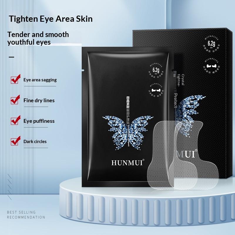 5 Stück 6D Mikroplastiklinie Gesetz Faltenpflaster Augenpflaster Maske Weniger als 0,3 mm Feuchtigkeitsspendendes Serum Anti-Falten Reduziert feine Linien