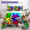 Dandy's World Pattern Bedding,Quilt Set Quilt Cover Pillowcase Home Birthday Gift (1*duvet Cover+2*pillowcase,without core)ZSJT0917030