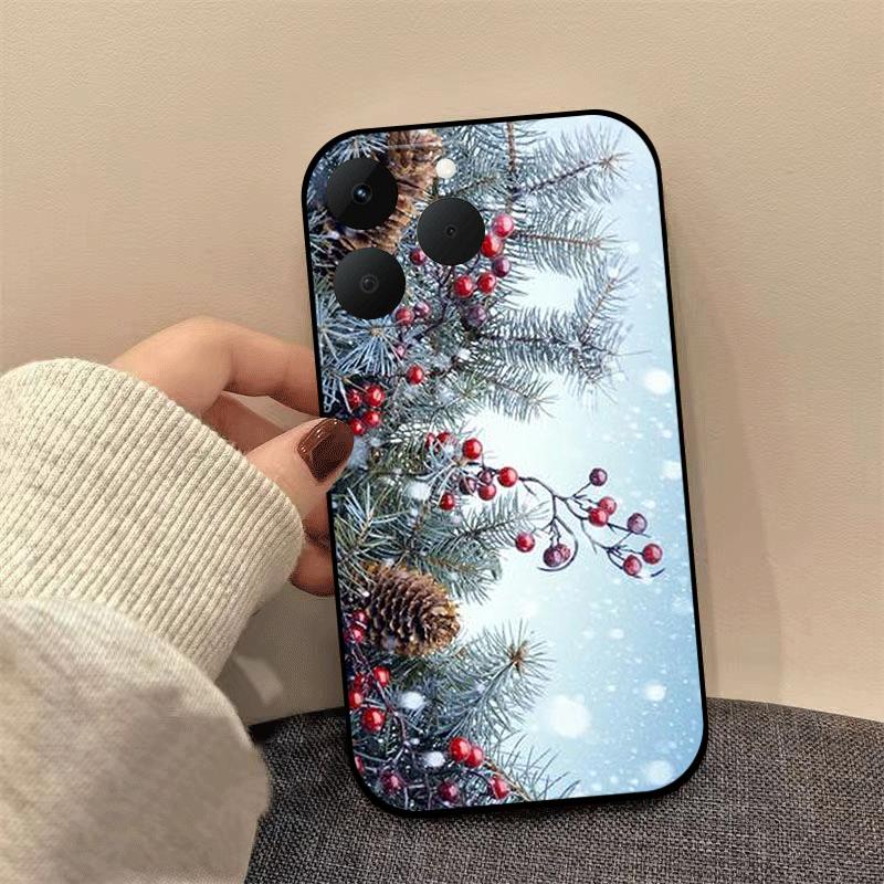 Christmas Case For Realme 14 13 15 Pro Plus 14X 15T 14T Funda Fashion Soft Silicone TPU Phone Cover For Realme 14 Pro Lite Coque