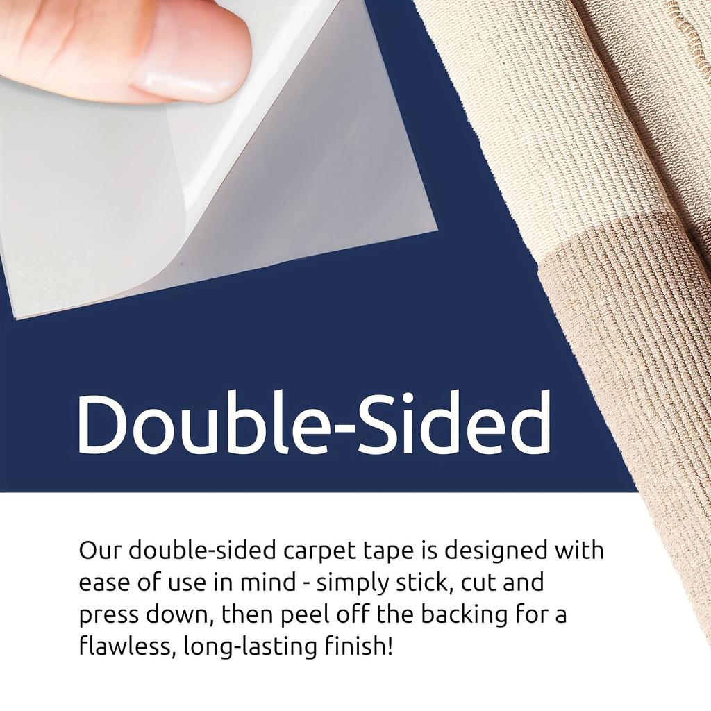 Heavy Duty Dual-Sided Extra Strong Tape with Fiberglass Mesh Carpets, Walls, Floors Waterproof Tape