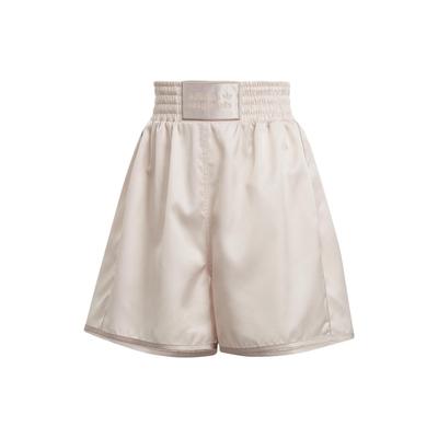 Logo Print High Waisted Shorts Women Bottoms Pink IC8509