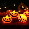 Atmospheric Festival Yard Ornaments 3Pcs Halloween LED Pumpkin Light Spooky Ghost Hanging Creative Holiday Home Ornamentation Decor for Bar Glowing