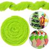 1.5/5M Artificial Plush Ribbon Decorative Christmas Tree Skirt Tops Fluffy Trim  Merry Christmas