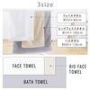 Iris Ohyama Imabari Towel Certified Bath Set of Daily Use Comfortable Thickness for Everyday Features Absorbency and Made in Hotel Bath Imabari Towel