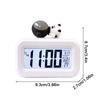 Fashion Desktop Multi-functional Clock  Cute Cartoon LED Screen Desktop Electronic Alarm Data Time Calendar For Bedrooms Heavy