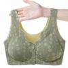 Front Open Buckle Large Size Underwear for Middle-aged and Elderly Women, Mother Vest Type Bra, Gather Comfortable and Seamless Sports Large Size Bra