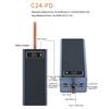 24x18650 Battery Storage Box PD Quick Charge Power Bank Case Support Wireless Charging/Quick Charging Functions