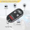 Key Fob Replacement for 1998-2002 Honda Accord/ 1999-2003 Acura TL Car Keyless Entry Remote Control, KOBUTAH2T, 4 Buttons