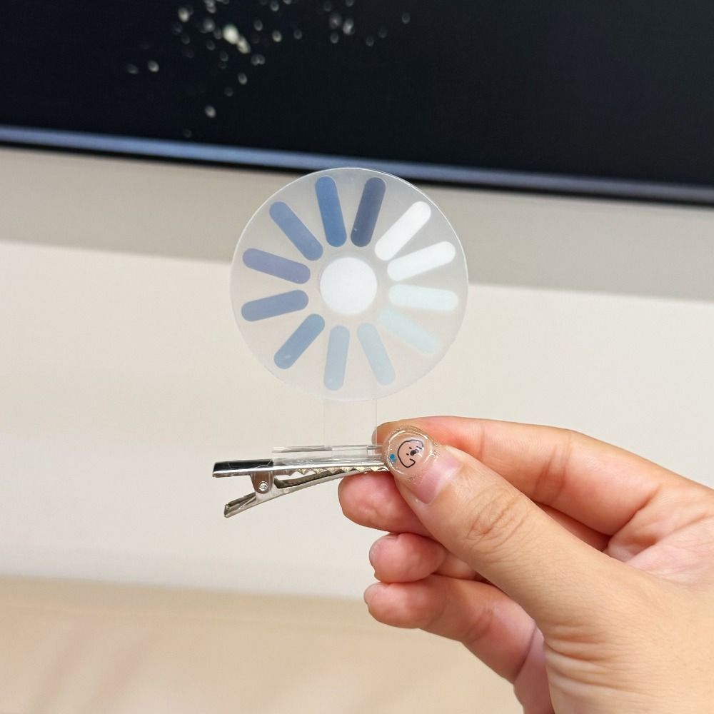  Barrettes à cheveux amusantes chargement du cerveau rotatives originales épingle à cheveux rotative cadeau pour les amis