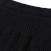 Ennitude Herringbone Crochet Knit Skirt [Black]