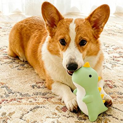 Squeaky Latex Dog Toys - Durable Chew Resistant Pet Toys for Interactive Training, Self-Entertainment & Boredom Relief,