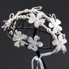 Best-Selling Handmade White Flower Girls' Hair Accessories Set
