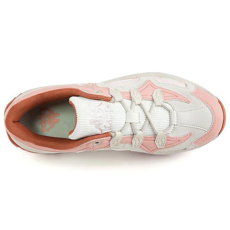 Kappa Fabric Retro Thick Sole Running Shock Absorbing Non-Slip Low Top Casual Shoes Unisex casual shoes Pink K0AY5MM60D-133