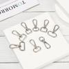 DIY KeyChain Split Ring Jewelry Making Hook Bags Strap Buckles Lobster Clasp Collar Carabiner Snap