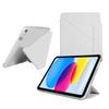 For iPad Air 11 (2025)/(2024) Case Origami Stand PU Leather Clear Back Tablet Cover with Pencil Holder