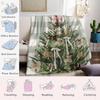 Christmas Tree Green Checkerboard Flannel Blanket Warm Soft Halloween Christmas Couch Warm Cozy Decorative Decor for All Season