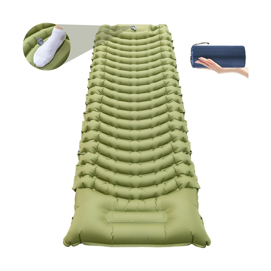 High Quality Lightweight Self-Inflating Sleeping Pad for Backpacking & Trekking Waterproof Portable Camping Mattress