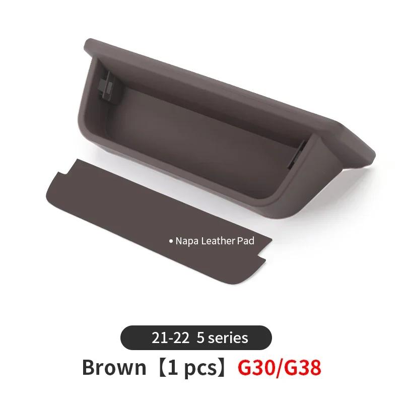 New For BMW 5 Series G30 G38 Car Dashboard Console Storage Box Stowing Tidying Auto Dash Organizer Glasses Phone Holder Acc