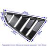 Fit for 6th Chevrolet Chevy Camaro 2016-2025 Quater Window Louvers Side Vent Trim 2PCS Car Rear Window Shutter Cover Spoiler