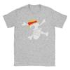 Men LUFFYS FLAG Ones Pieces T Shirts  100 Cotton Clothes Leisure Short Sleeve Round Collar Tees New Arrival TShirts