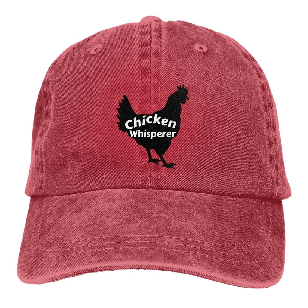 Chicken Whisperer Denim Cap Baseball Dad Cap Cowboy Hat Adjustable Classic Washed 100 Cotton Sports for Men Women Hat