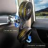 Car Seat Cooling Fan USB Dual Head Fan 360 Degree Rotation Neck Cooler Automotive Electric Fan 3 Speeds Car Accessories
