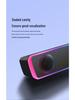 Kompakter Bluetooth-Multi-Device-Lautsprecher mit kabelgebundenem Subwoofer für Desktop, Telefon und Laptop